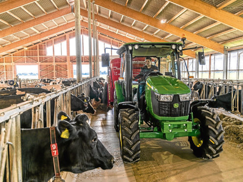 John Deere 5058E tractor