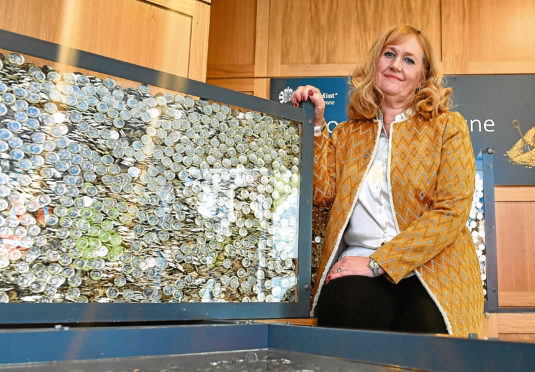 Anne Jessopp, the Royal Mint's new chief executive and Deputy Master of the Mint, at the Royal Mint factory in Llantrisant, Wales. Ms Jessopp has become the first female head of the Royal Mint in its 1,100 year history.