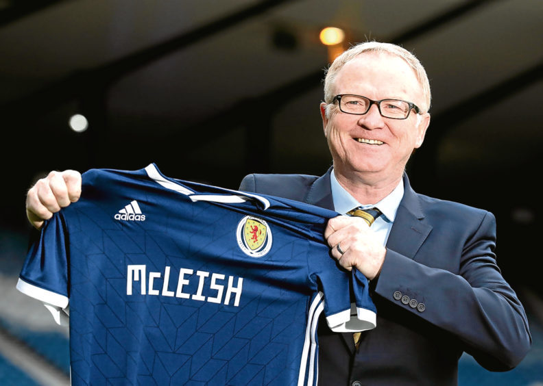 New Scotland manager Alex McLeish during the media unveiling at Hampden Park, Glasgow.