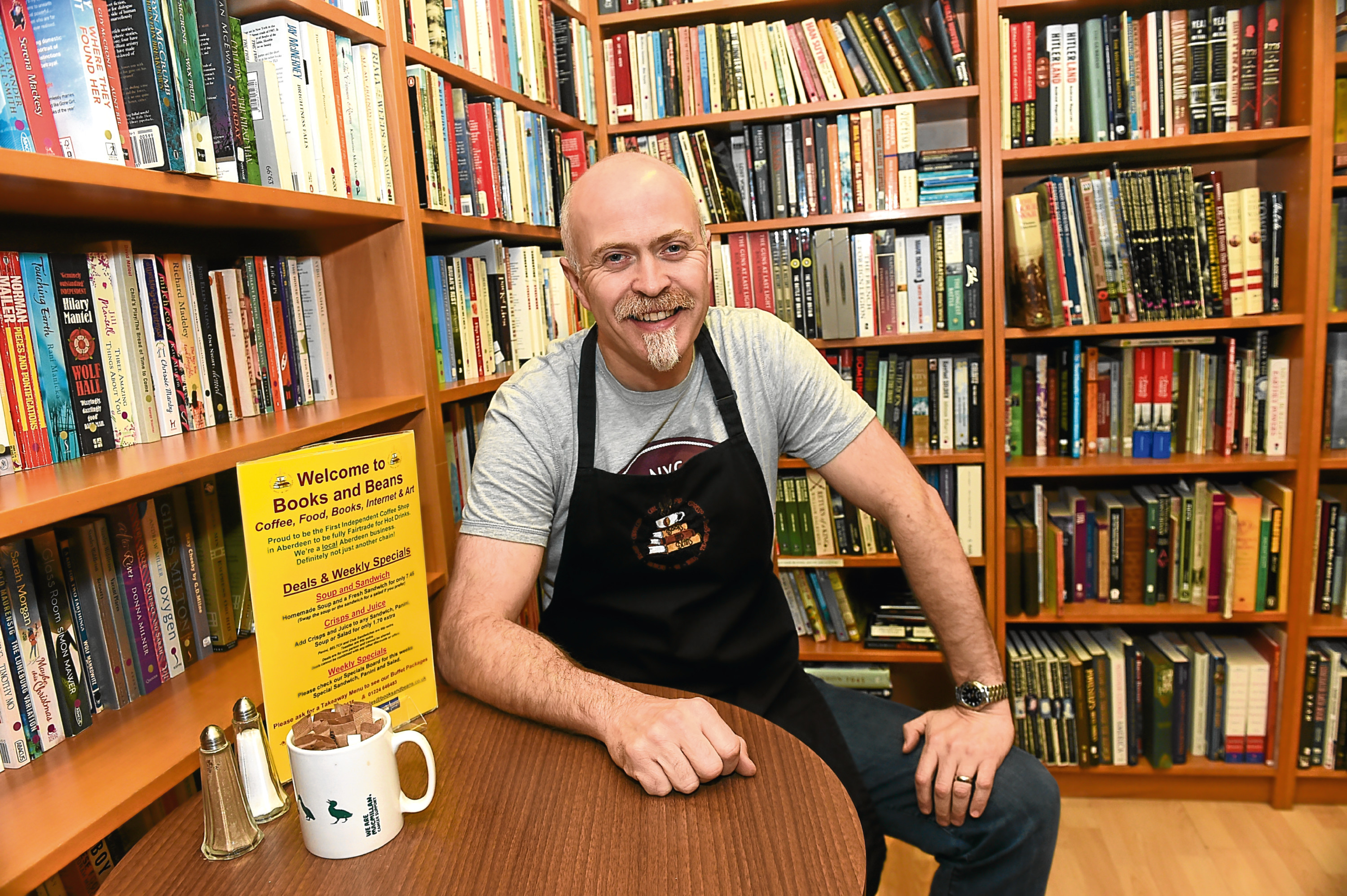 Retailer Awards- Books and Beans cafe, 22 Belmont Street, Aberdeen.

Pictured are Craig Willox.

16/11/16

Picture by HEATHER FOWLIE
