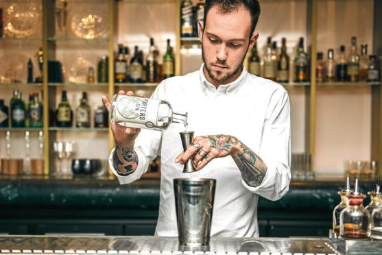 Alex Lawrence, who was named bartender of the year at the CLASS bar awards 2018