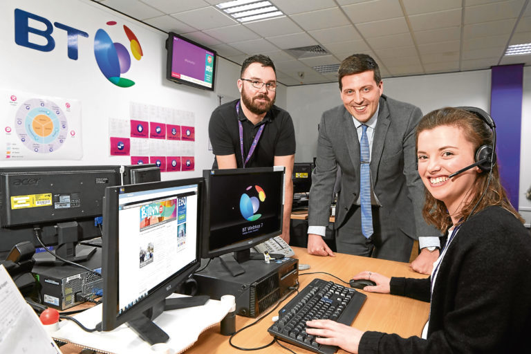Minister BT training expansion in Alness