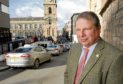 Inverness city centre manager David Haas at the Castle Wynd taxi rank, which is to be removed.