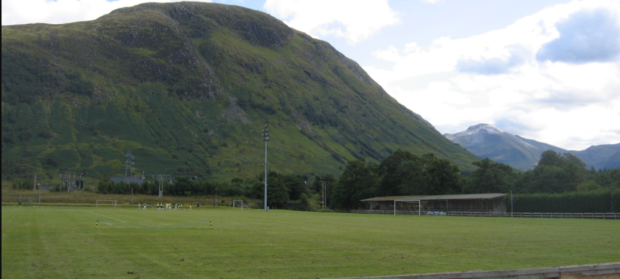 Fort William play at Claggan Park .