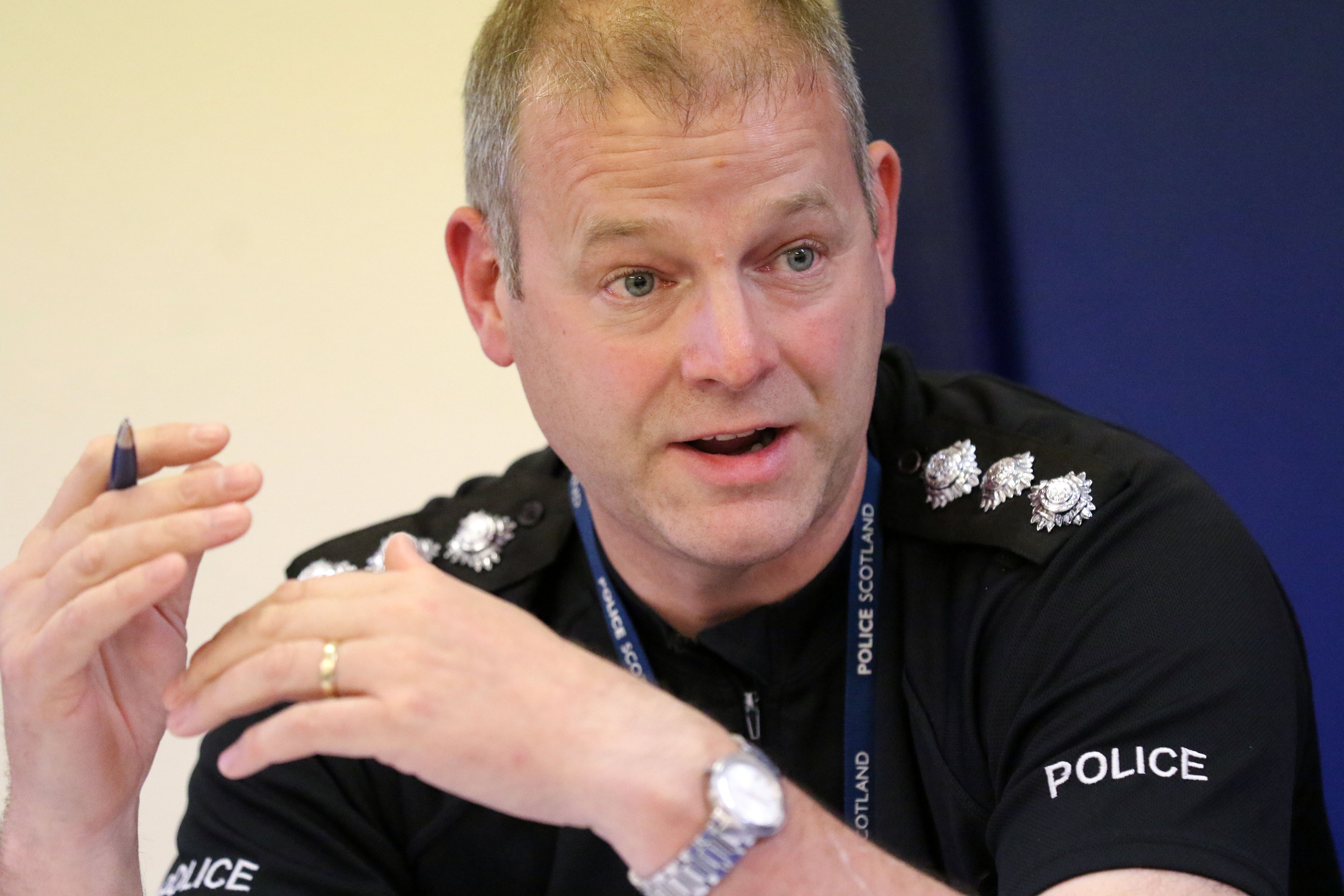 Chief Inspector Colin Gough, area police commander for Inverness