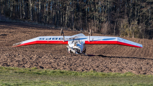 Vic Flett walked away from the aircraft crash.