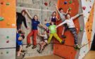 Duncan Brown, Rachel Wood, Carrie Brown, Lorna Brown, Rhys Taylor, Natalie Taylor, Will Bain and Emma Phillip all compete in competitive climbing in Moray.