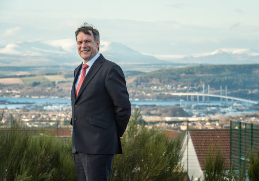 Ron Taylor, managing director of Parklands Group in Milton of Leys at the site of the new care home.
Picture by Jason Hedges.