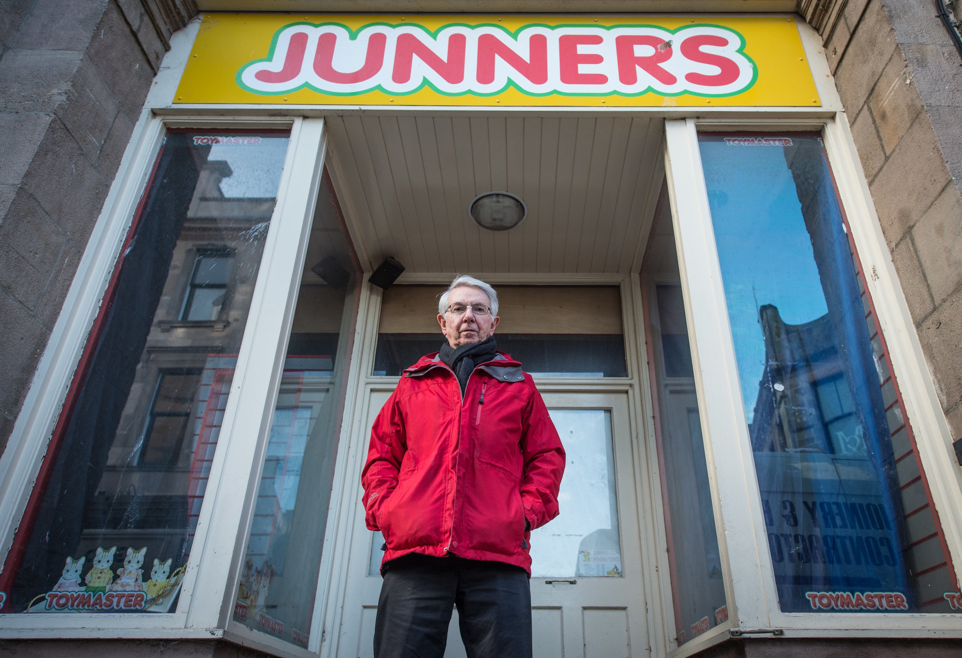 Graeme Mackenzie owner of the building that used to be Junners toy shop. Picture by Jason Hedges.