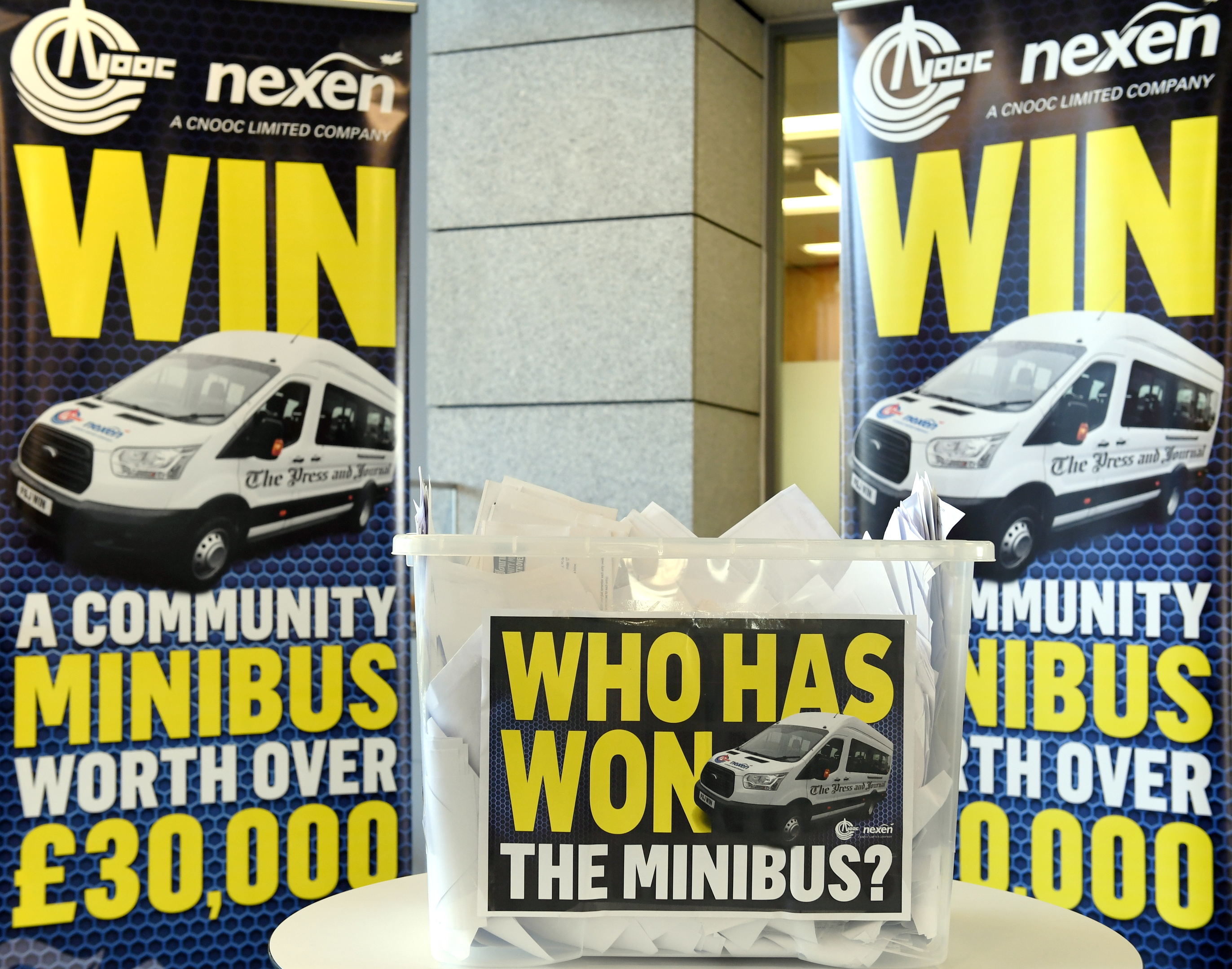 Press and Journal and Nexen, Community Mini Bus Competition.