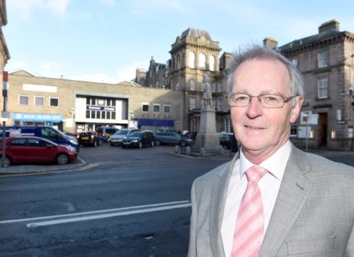 Councillor Allan Henderson when he was chairman of HITRANS. Sandy McCook