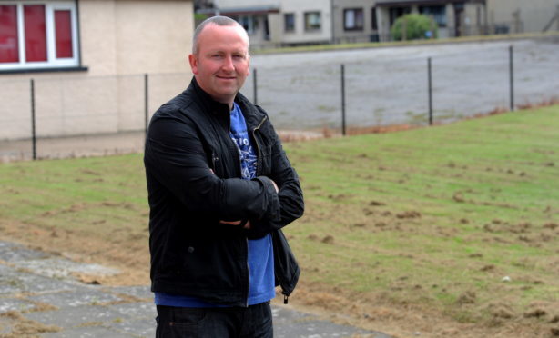 Paul O'Connor at Inchgarth Community Centre. Picture by Darrell Benns.