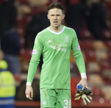 Aberdeen goalkeeper Freddie Woodman