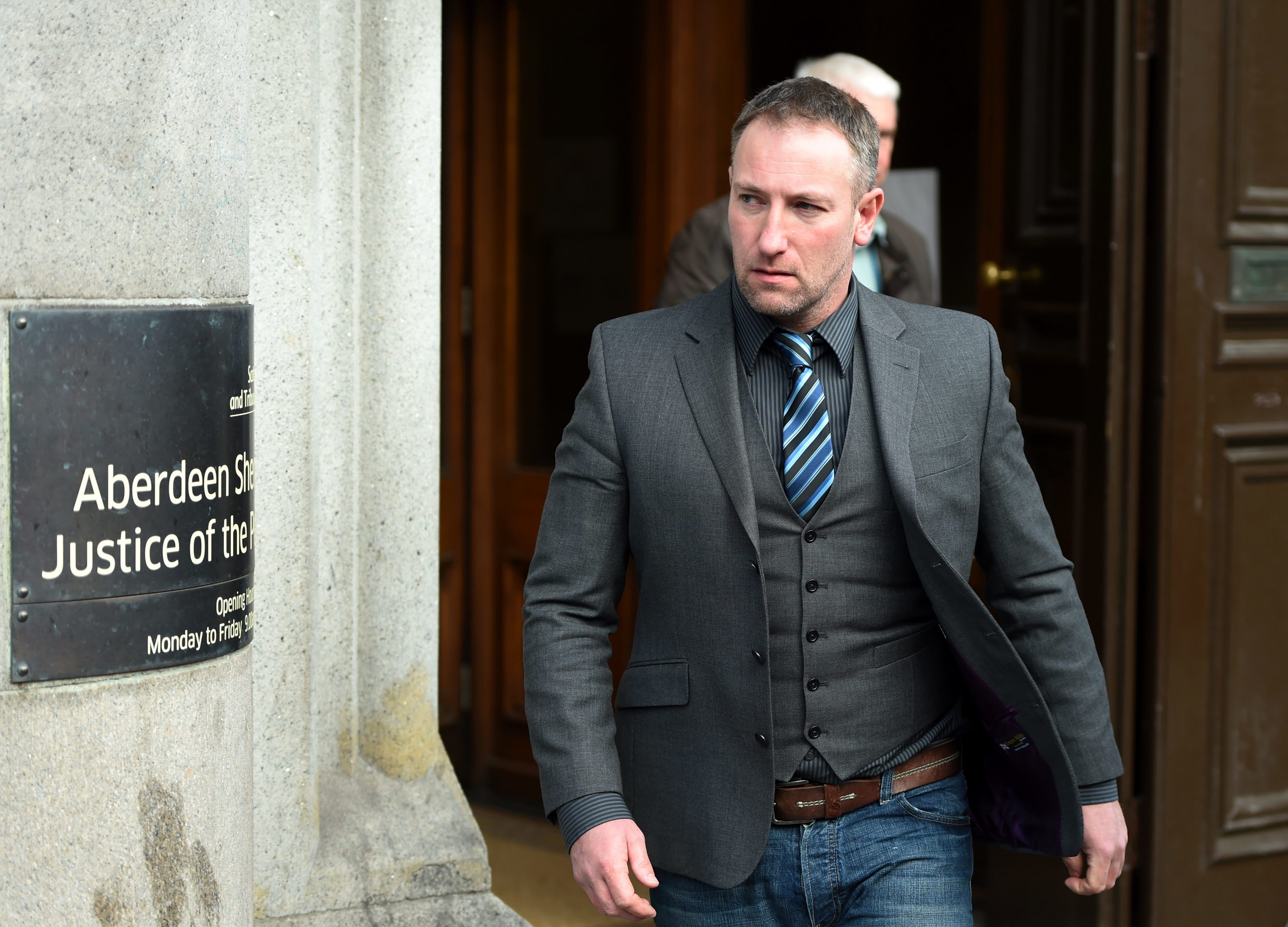 Scott Riddell was spared jail during an appearance at Aberdeen Sheriff Court.
