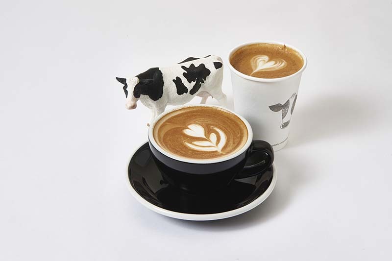 Milk Bar – Locally roasted coffee. Take away, in environmentally friendly cups (from £2)