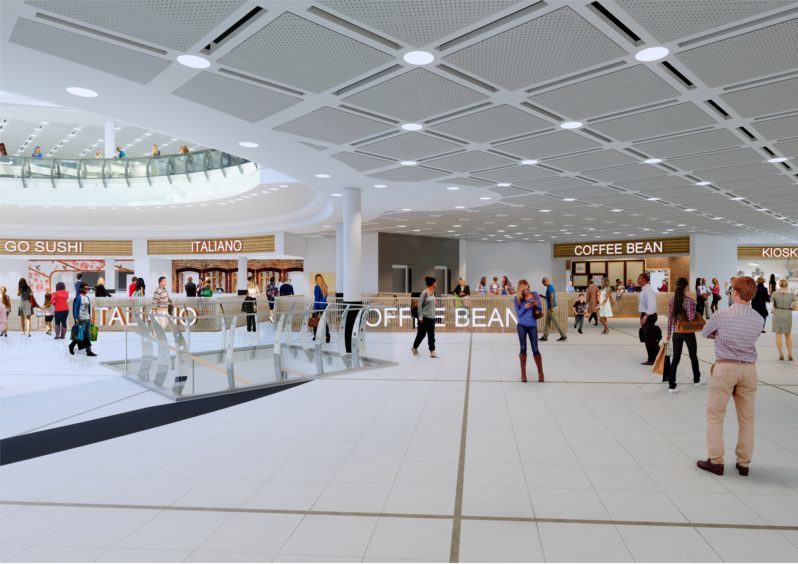 A bright and airy interior is planned for the Eastgate
