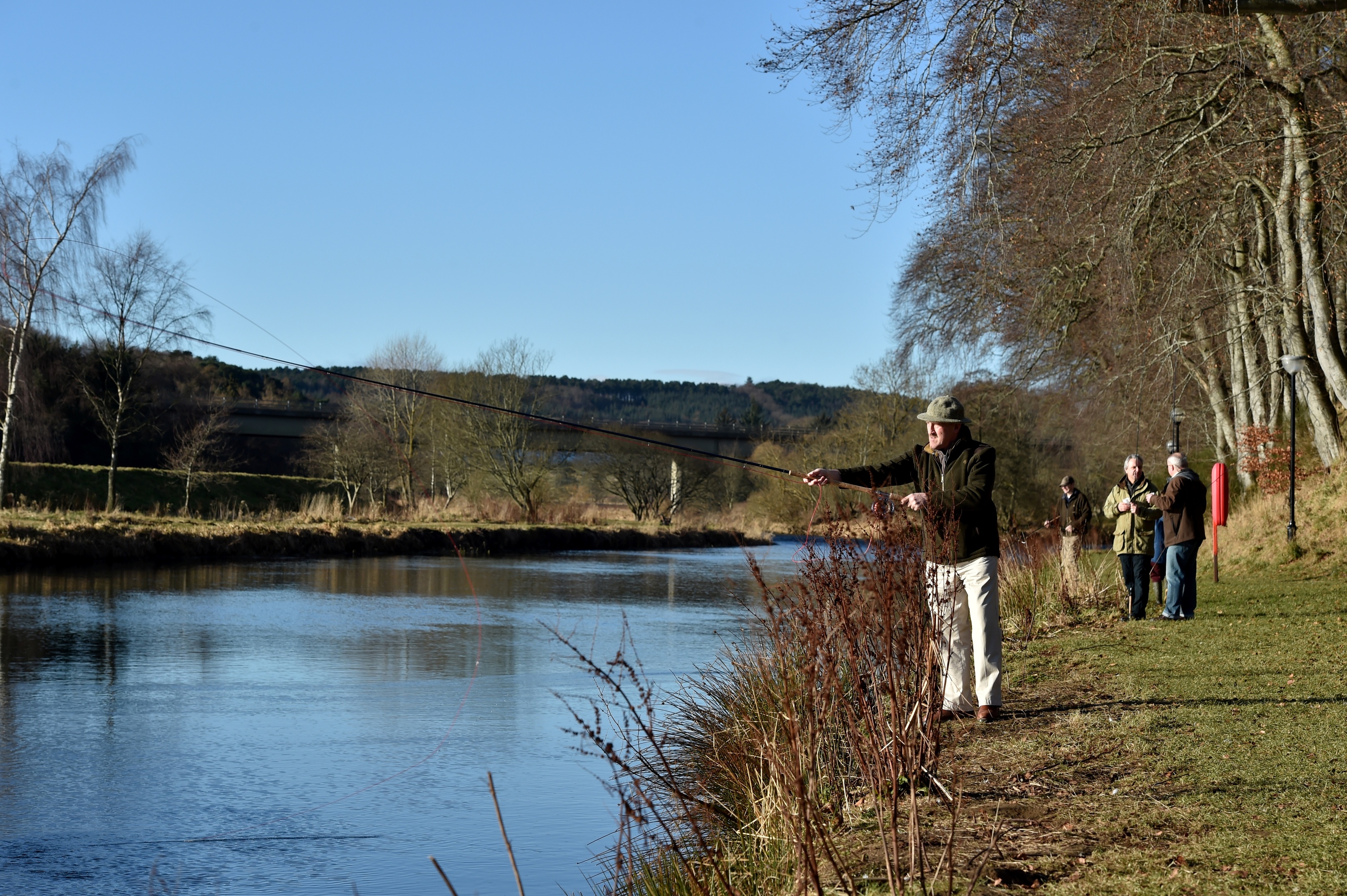 The Don fishing season opened at Inverurie. 
(Picture by Colin Rennie)
