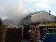 Firefighters attend a house fire on Watchman Brae, Bucksburn, Aberdeen (Picture: Jim Irvine)