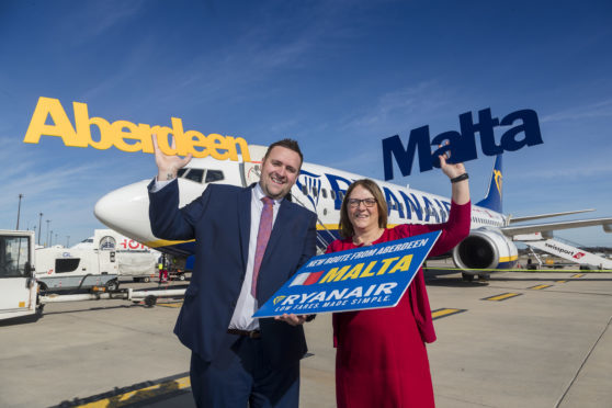 This week will see the first flights to Malta, with Ryanair, take off from Aberdeen International Airport.