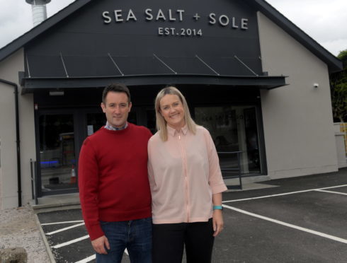 Rikki and Gillian Pirie, owners of Sea Salt and Sole, Dyce have secured an award