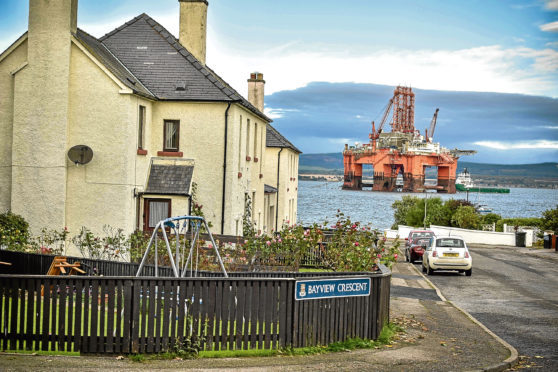 The West Phoenix rig, seen here off Cromarty, will drill an appraisal well in the outer Moray Firth