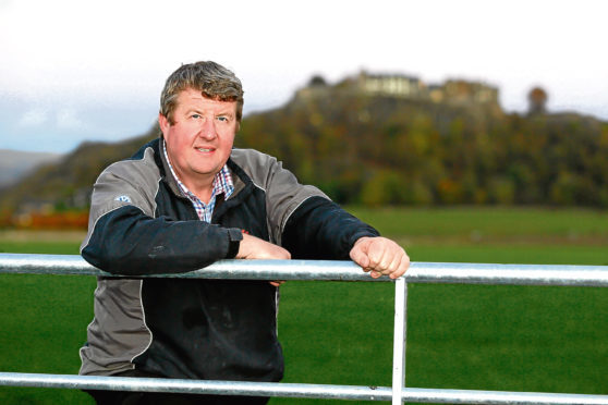 Andrew Hornall of Falleninch Farm, near Stirling.