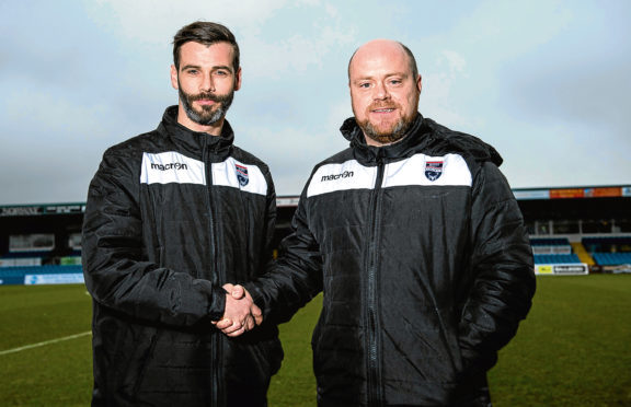 Ross County co-managers Stuart Kettlewell and Steven Ferguson.