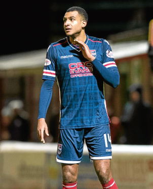David Ngog is among six first-team players let go by Ross County