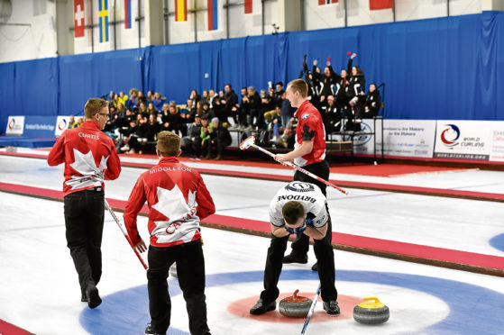 World Junior Curling Championships held at Aberdeen Curling.