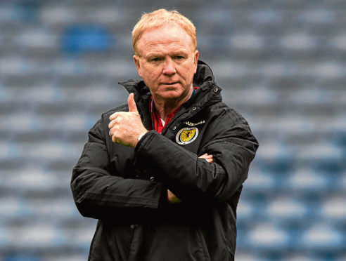 Scotland manager Alex McLeish