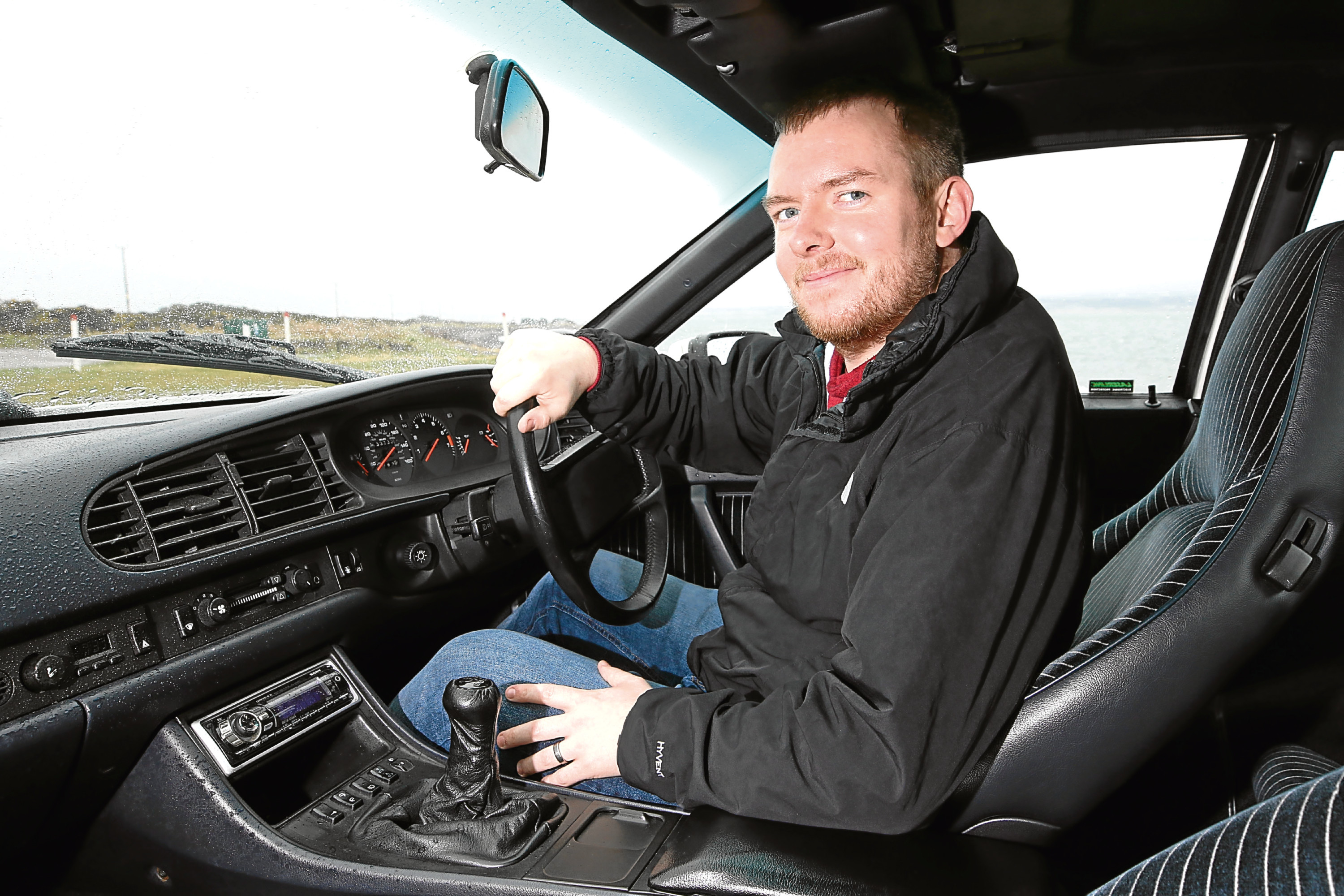 Graeme Bremner with his Porsche 944