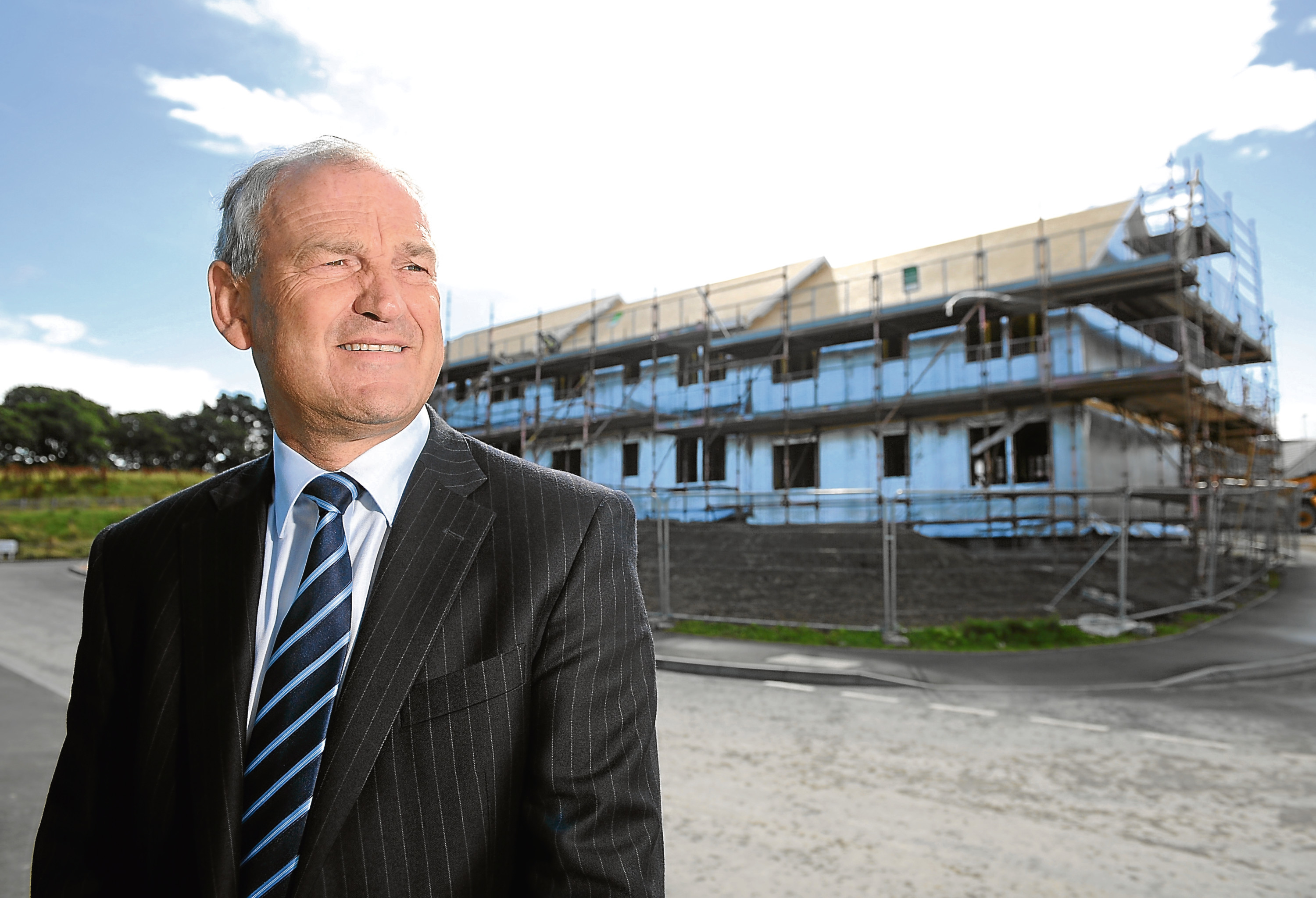 Photograph by Sandy McCook, Inverness 28th Aug '12

Pic for business.

George Fraser,Chief Executive of Tulloch at their new development at The Parks, Inverness.