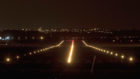 The runway at Aberdeen Airport