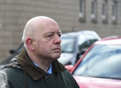 Andrew Keir outside Elgin Sheriff Court.