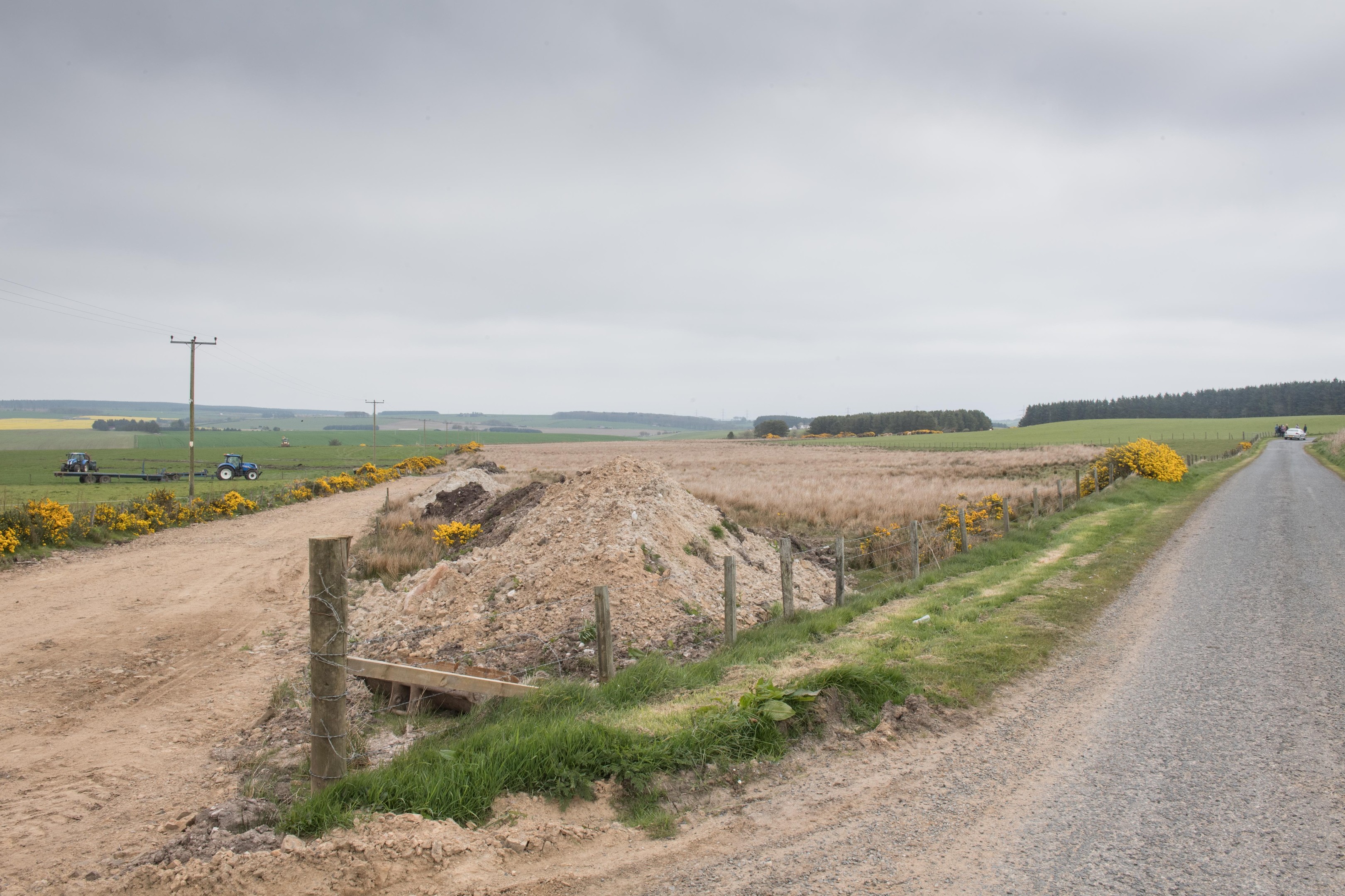 The proposed site at Muirtack near Ellon.
