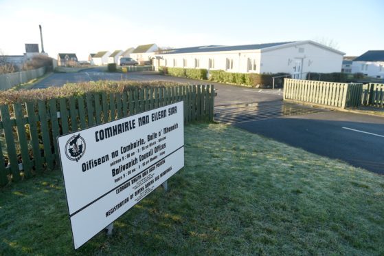 Western Isles Council offices in Balivanich, Benbecula.