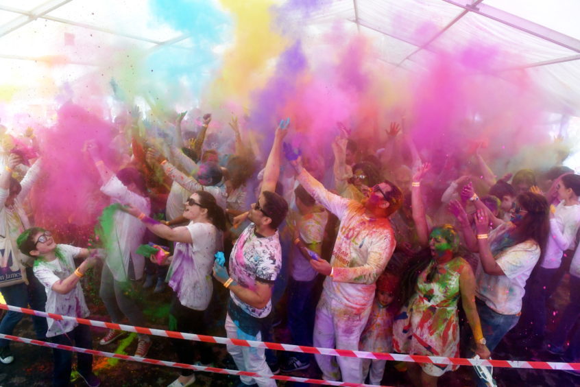 The Holi Mela at Westhill.