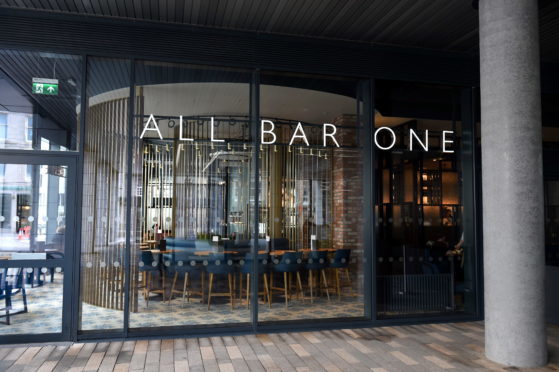 The new All Bar One at Marischal Square