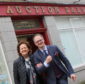 Margie Cooper and Charles Hanson at John Milne Auctioneers in Aberdeen.