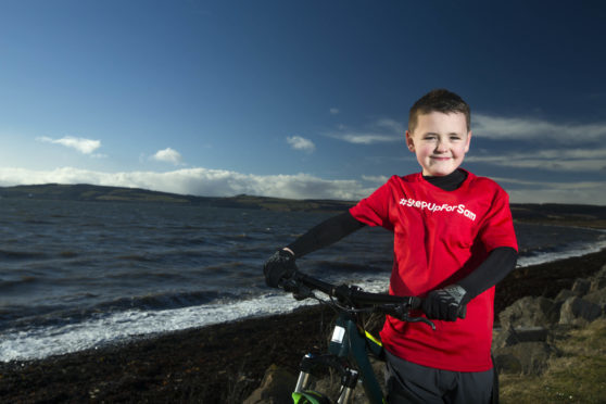 Olly Mackay is doing a sponsored cycle for 'Step Up For Sam'