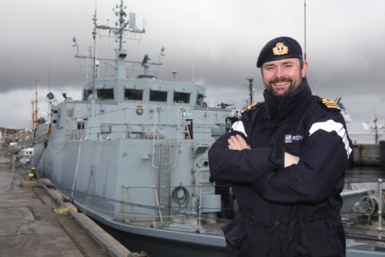 HMS Penzance Lieutenant Commander Lee Vessey