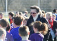 HRH Princess Anne walking around the Highland Rugby Club as it is officially opened. 
Picture by Jason Hedges.