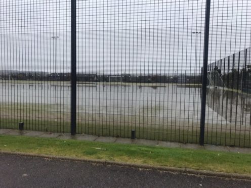 A row was sparked after the pitch at Portlethen Academy was replaced with a 2G surface.