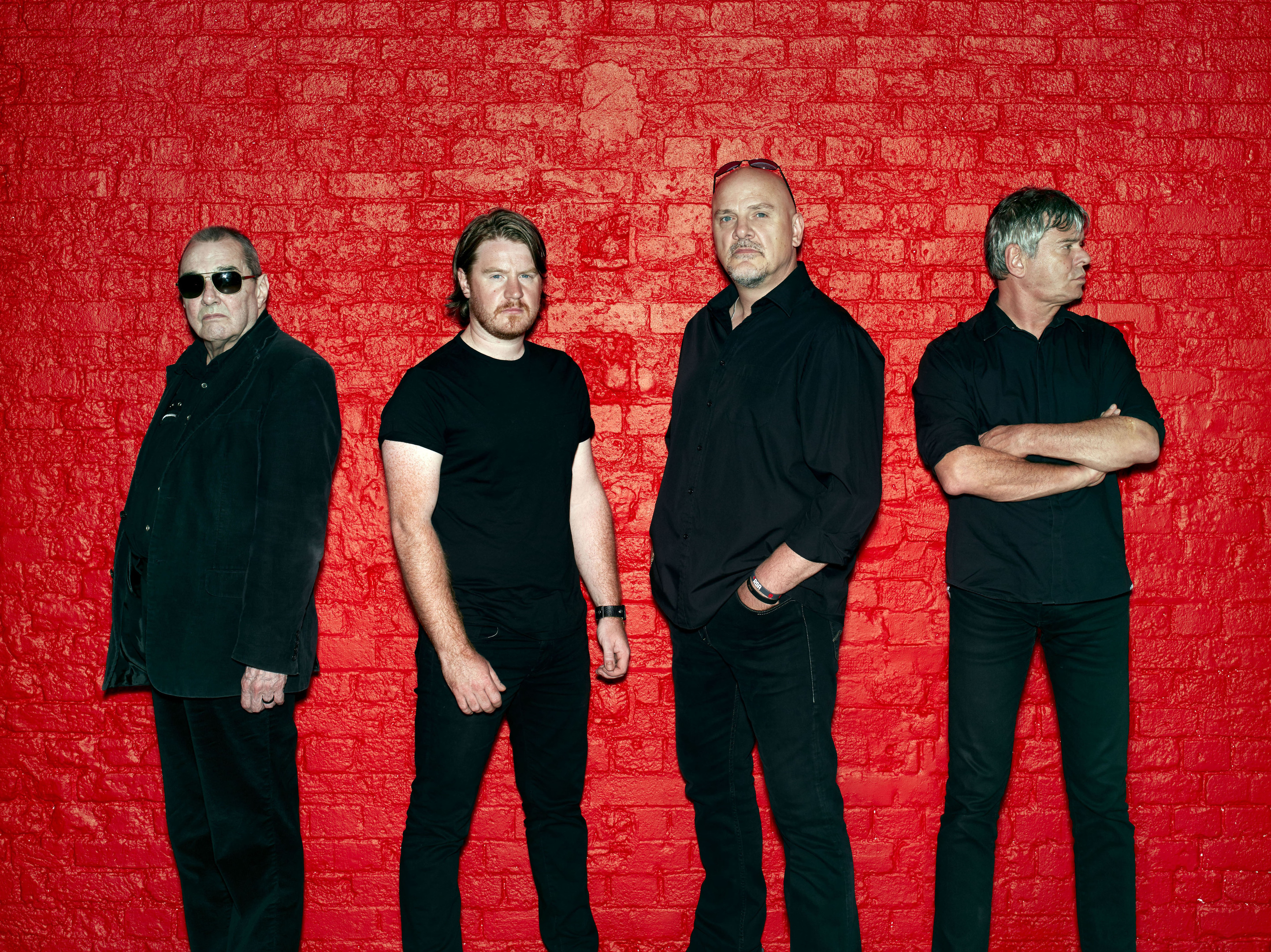 The Stranglers in 2018, with JJ on the far left.