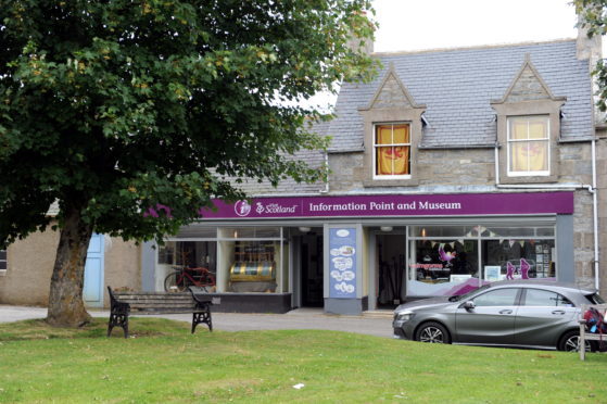 Tomintoul Museum and Information Point, before the refurbishment