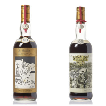 Auctioneers Bonhams say the vintage Macallan bottles have been unseen in public since they were sold over three decades ago.