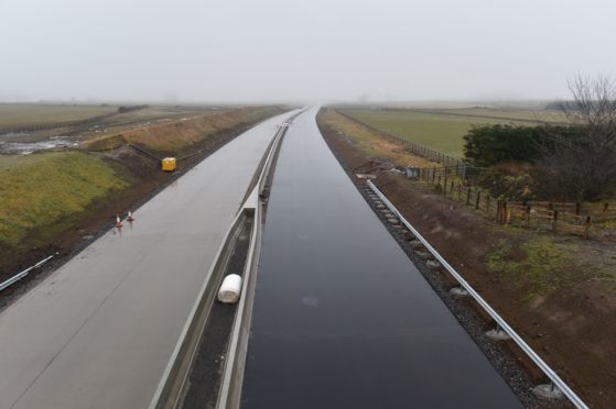 The AWPR near Dyce.