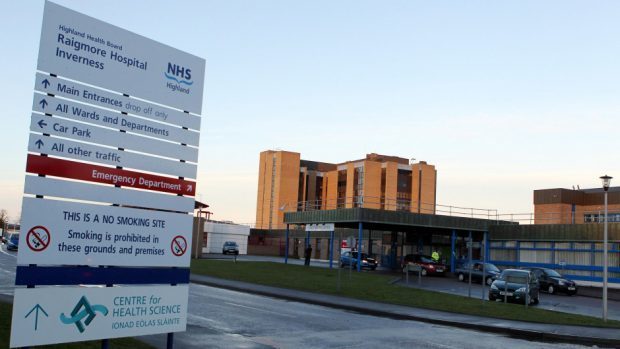 Raigmore Hospital in Inverness.