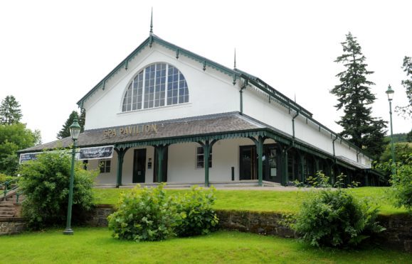 The Strathpeffer Pavilion. Picture by Sandy McCook.
