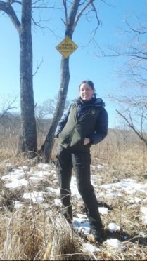 Vickie Larkin, Carnivore Team Leader at the Kincraig park travelled to Russia in February for three weeks as part of a funded field trip.